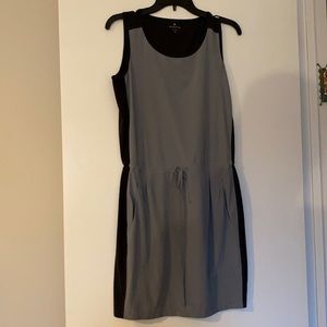 Athleta Black/Gray Tennis Dress